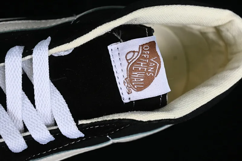 All categories Vans Vans series Vans Mid Vans China Vans SK8-Hi VR3 Vans official environmentally friendly black and white mid-top classic simple casual canvas shoes VN0A4UWIVNE